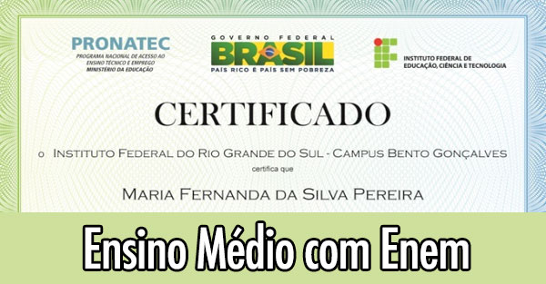 Como fazer um diploma de ensino medio