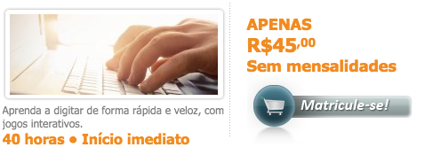 Curso de digitação online